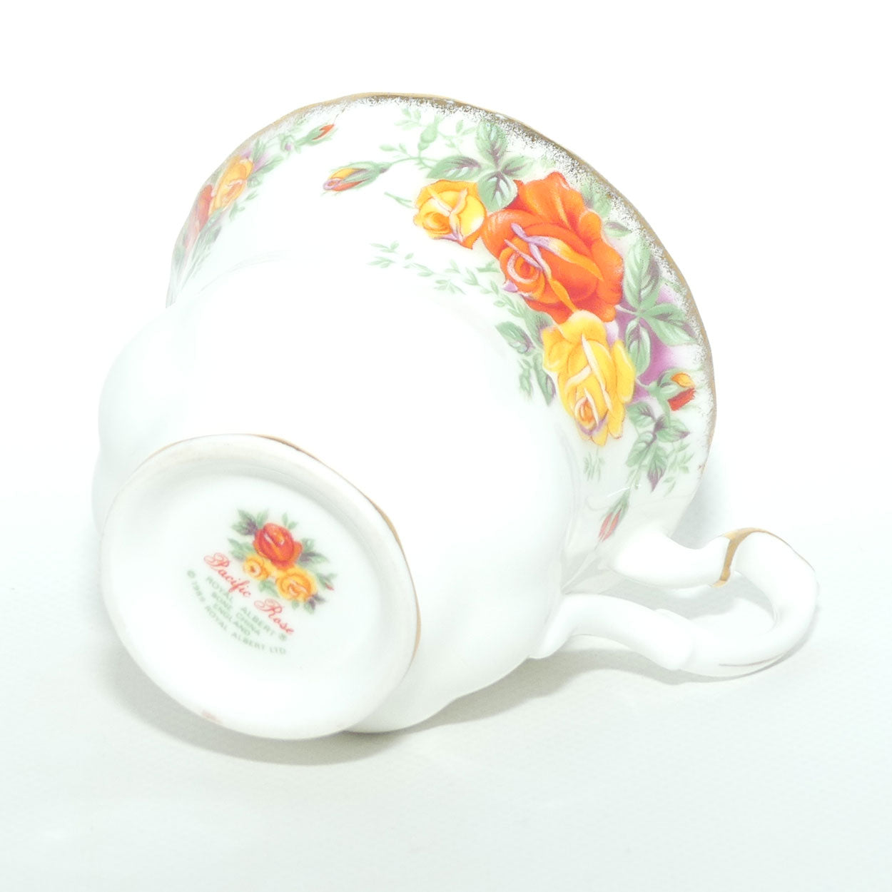 Royal Albert Bone China England Pacific Rose tea trio | UK made