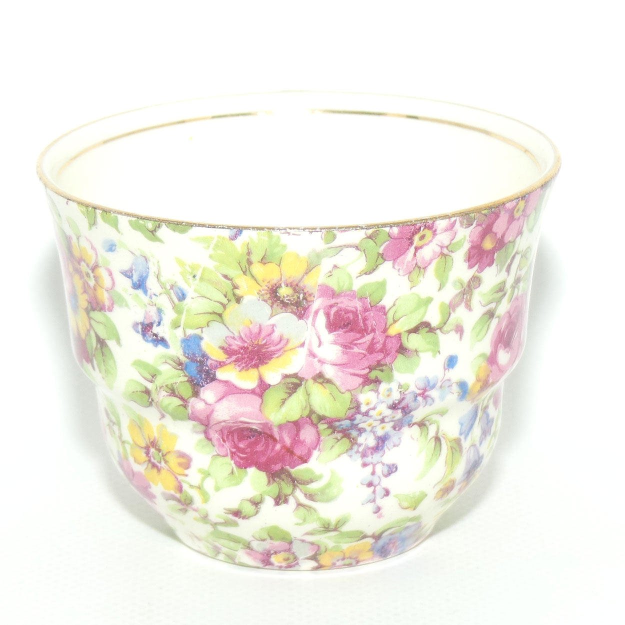 Royal Winton Summertime Chintz tea trio | Square Plate | #1