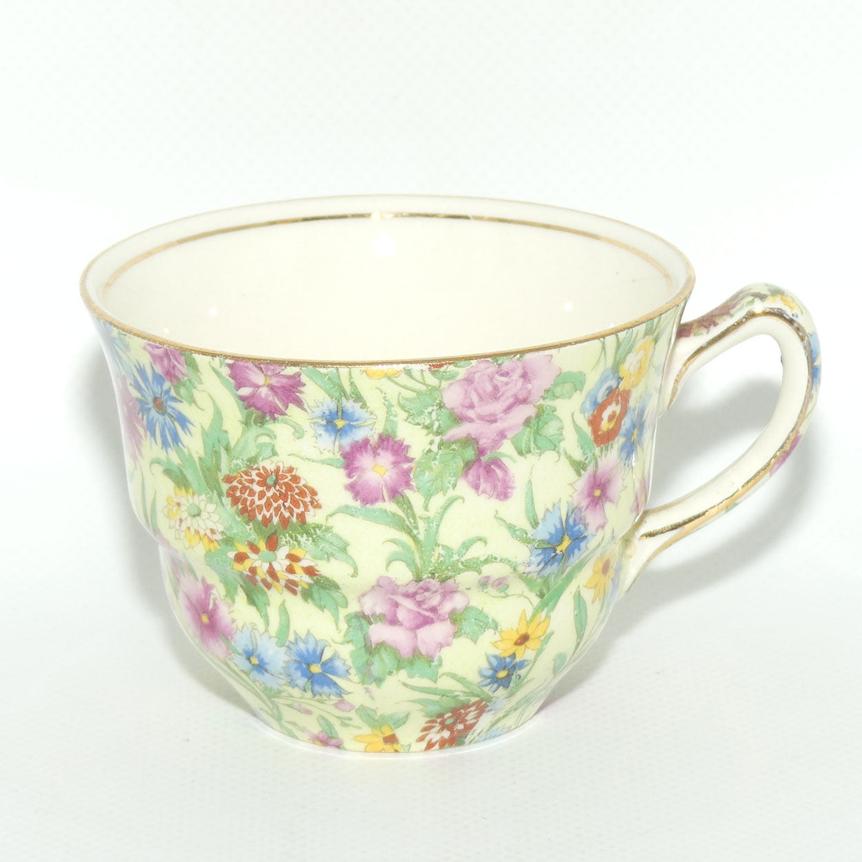Royal Winton Chintz Kew pattern tea trio | Round plate