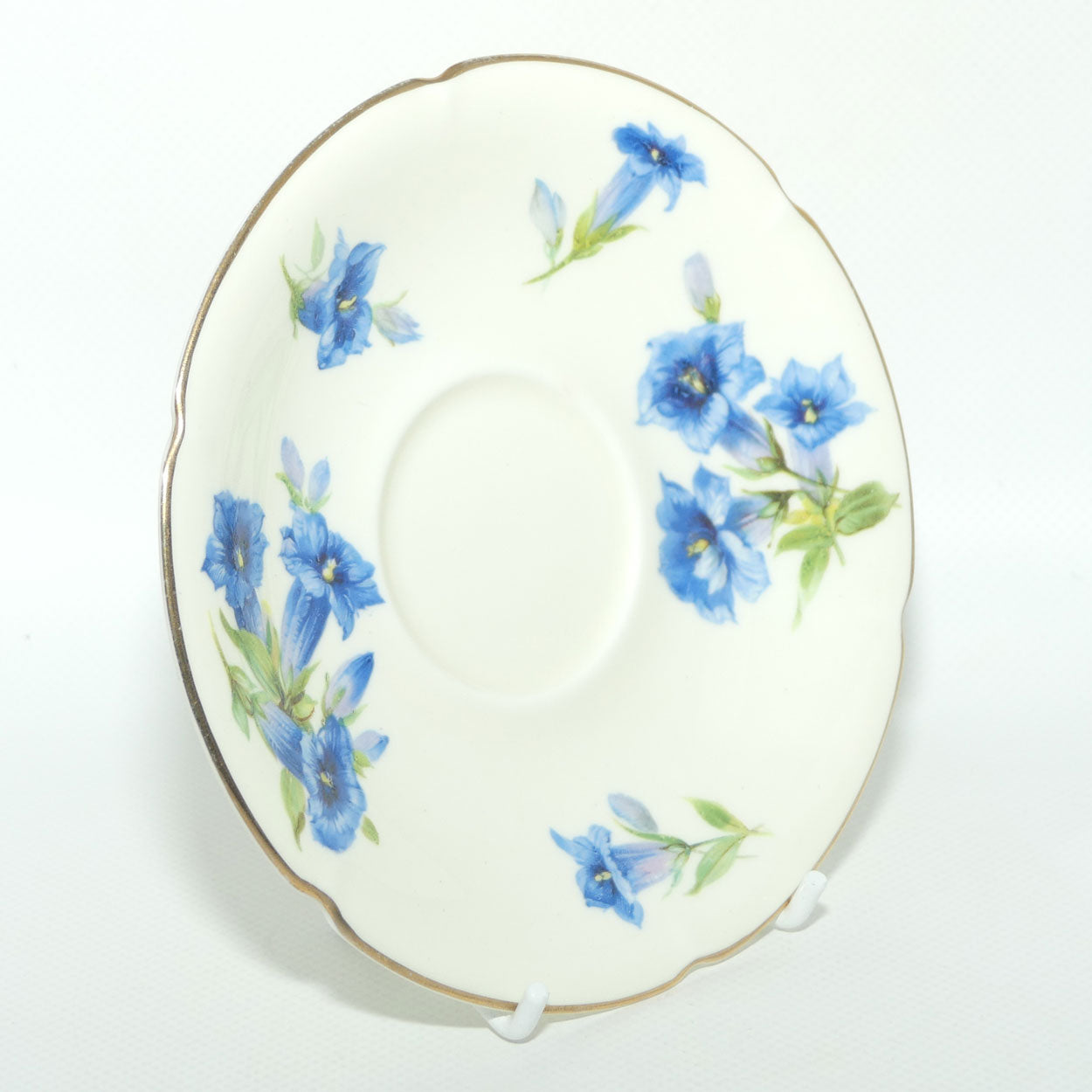 Royal Doulton Gentian pattern V1911 | tea trio