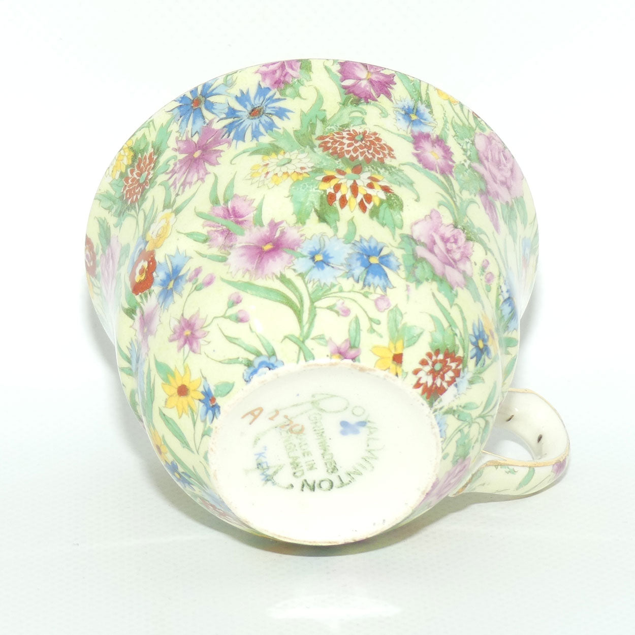 Royal Winton Chintz Kew pattern tea trio | Round plate