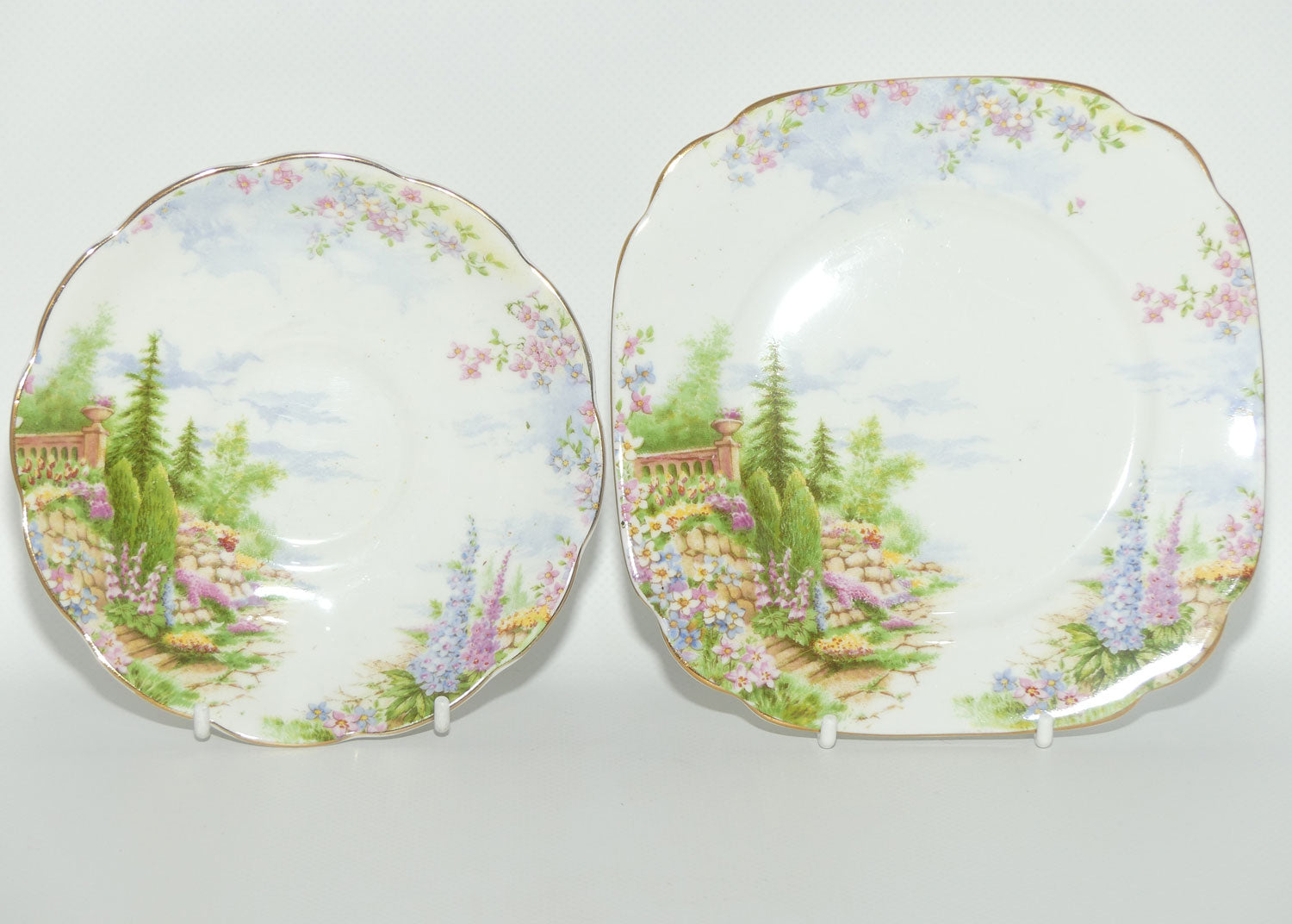 Royal Albert Bone China Kentish Rockery trio