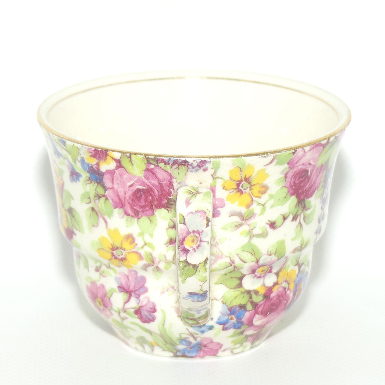 Royal Winton Summertime Chintz tea trio | Square Plate | #2