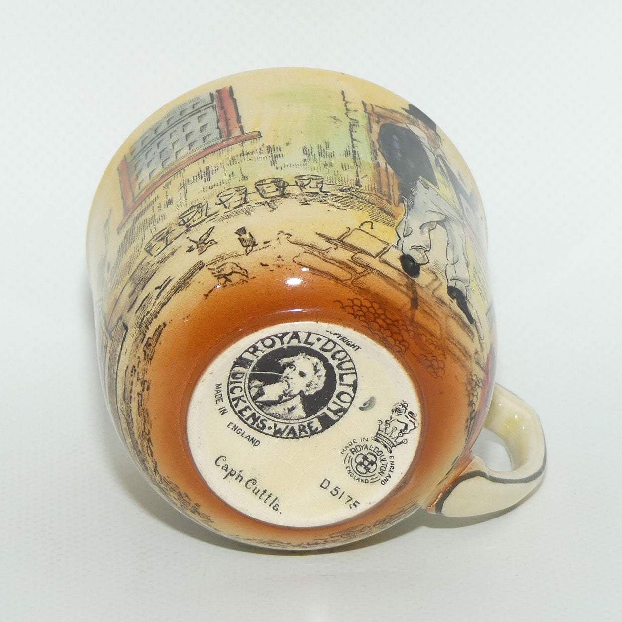 Royal Doulton Dickens trio #2 Cuttle | Gamp | Rudge D5175