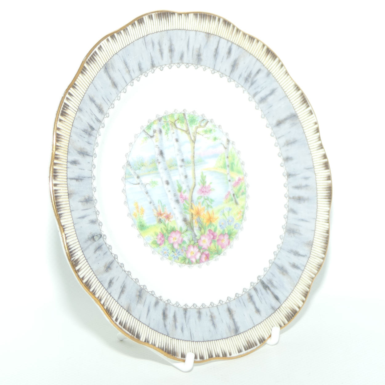 Royal Albert Bone China Silver Birch trio | #2