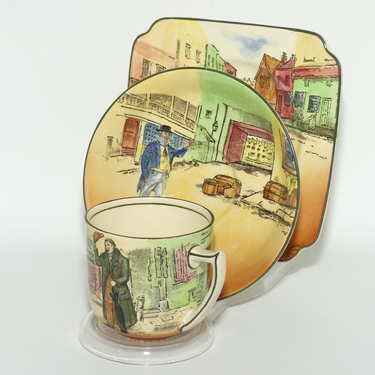 Royal Doulton Dickens trio #4 Squeers | Cuttle | Peggoty D5175