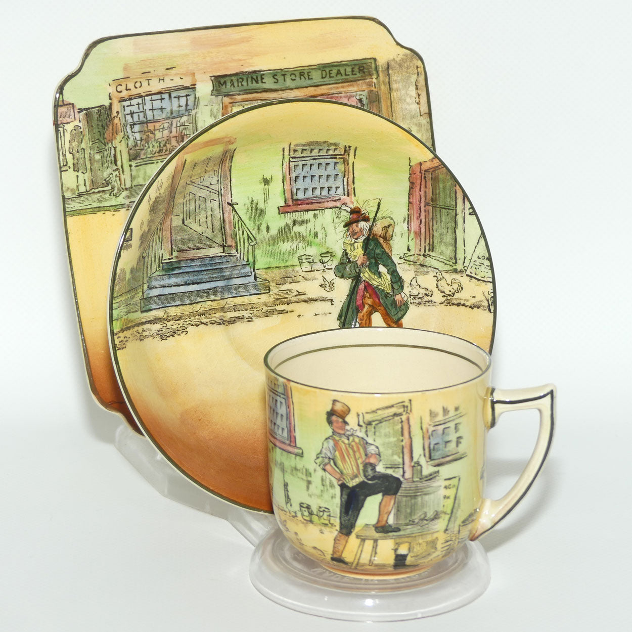 Royal Doulton Dickens trio #5 Sam Weller | Rudge | Gamp D5175