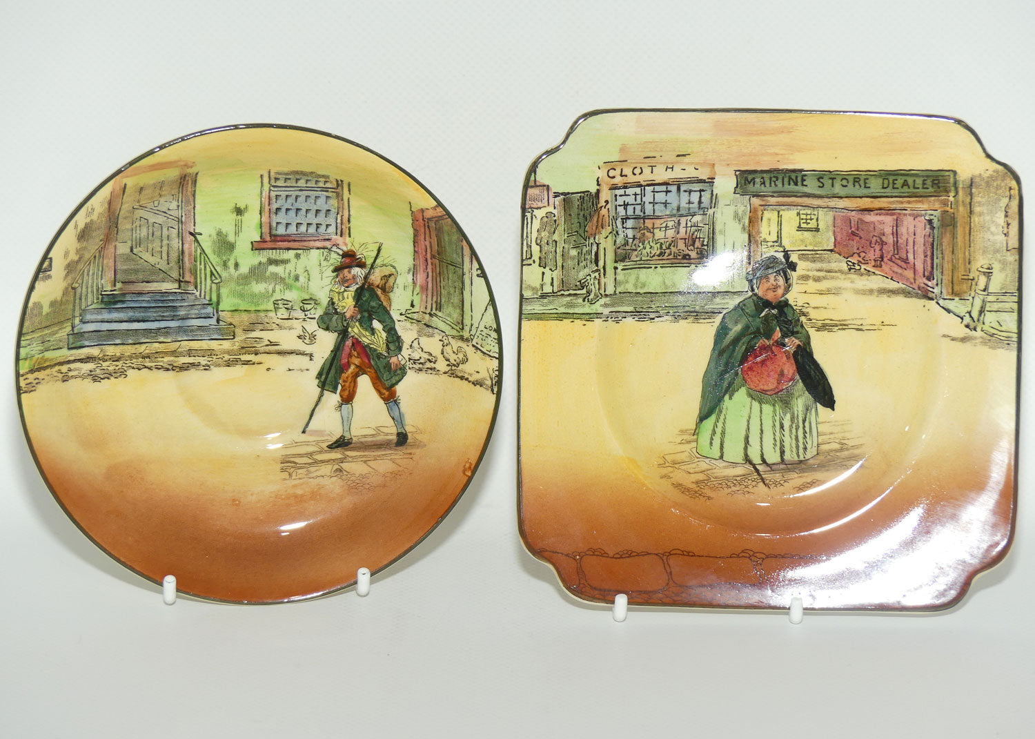 Royal Doulton Dickens trio #5 Sam Weller | Rudge | Gamp D5175