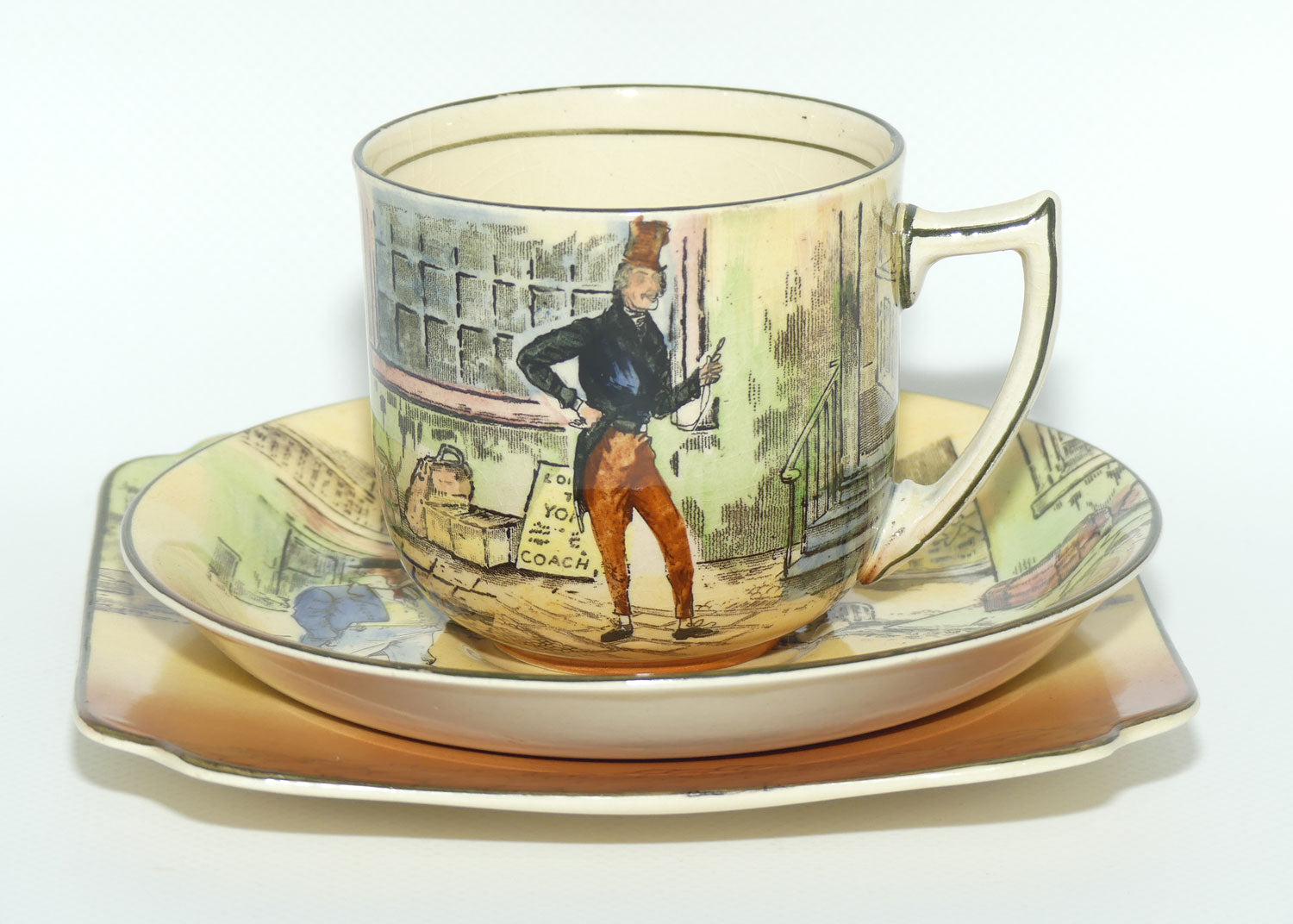 Royal Doulton Dickens trio #6 Jingle | Cuttle | Sam Weller D5175