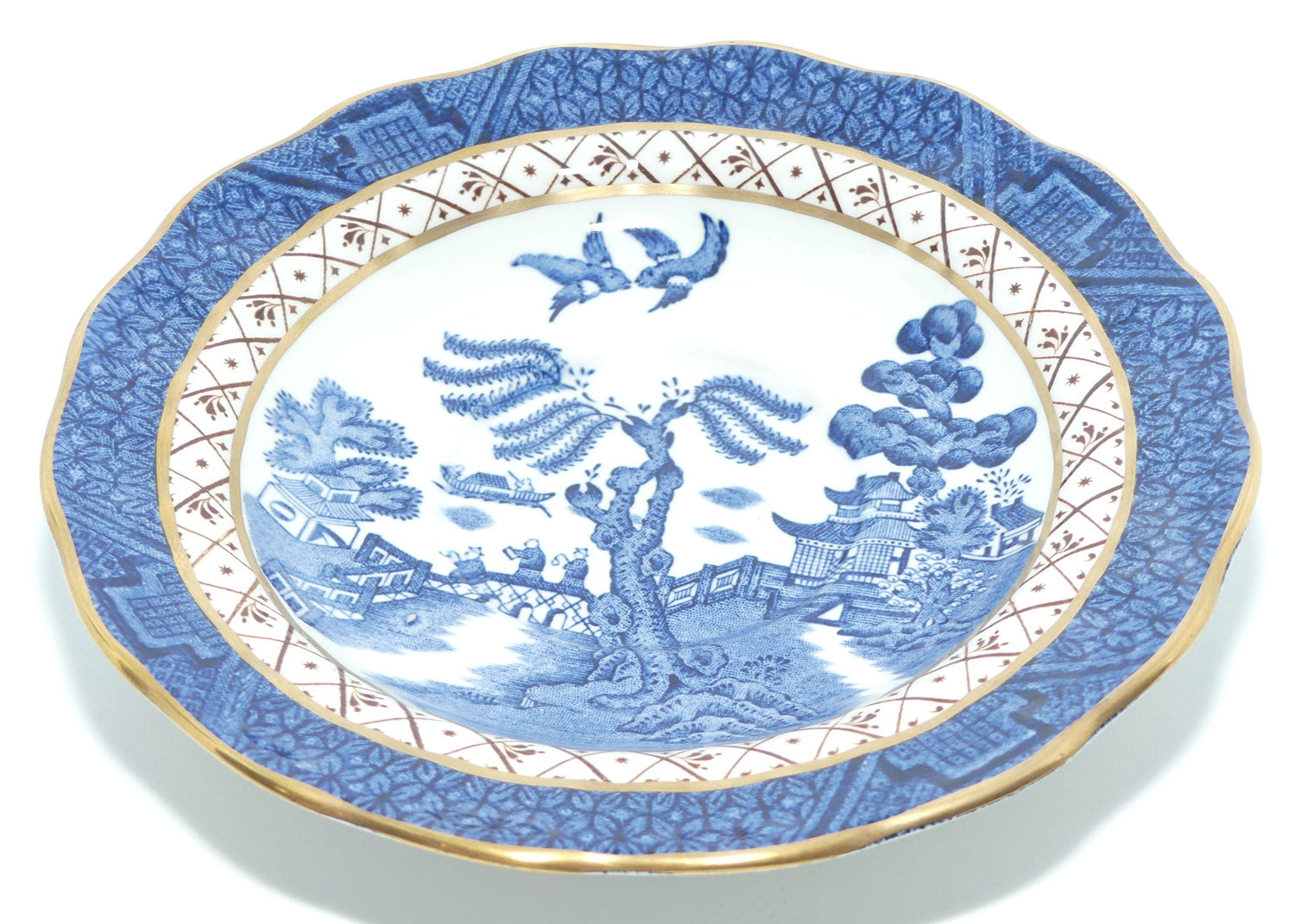 Booths Real Old Willow A8025 | tea trio | age toned