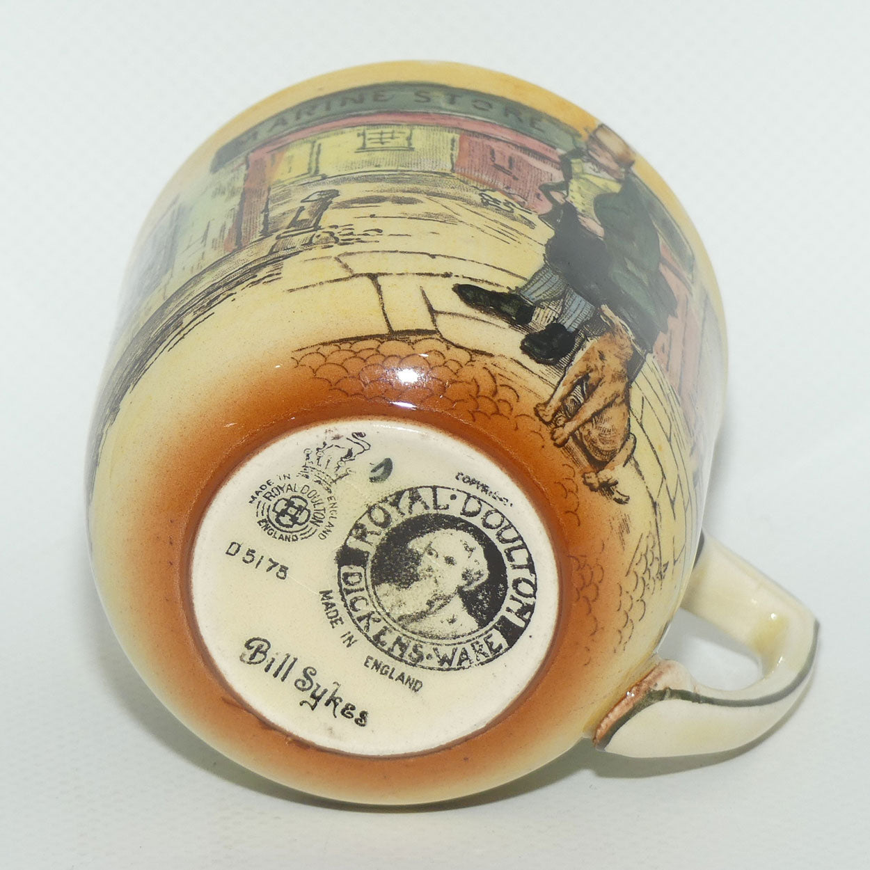 Royal Doulton Dickens trio #8 Bill Sykes | Jingle | Captn Cuttle D5175