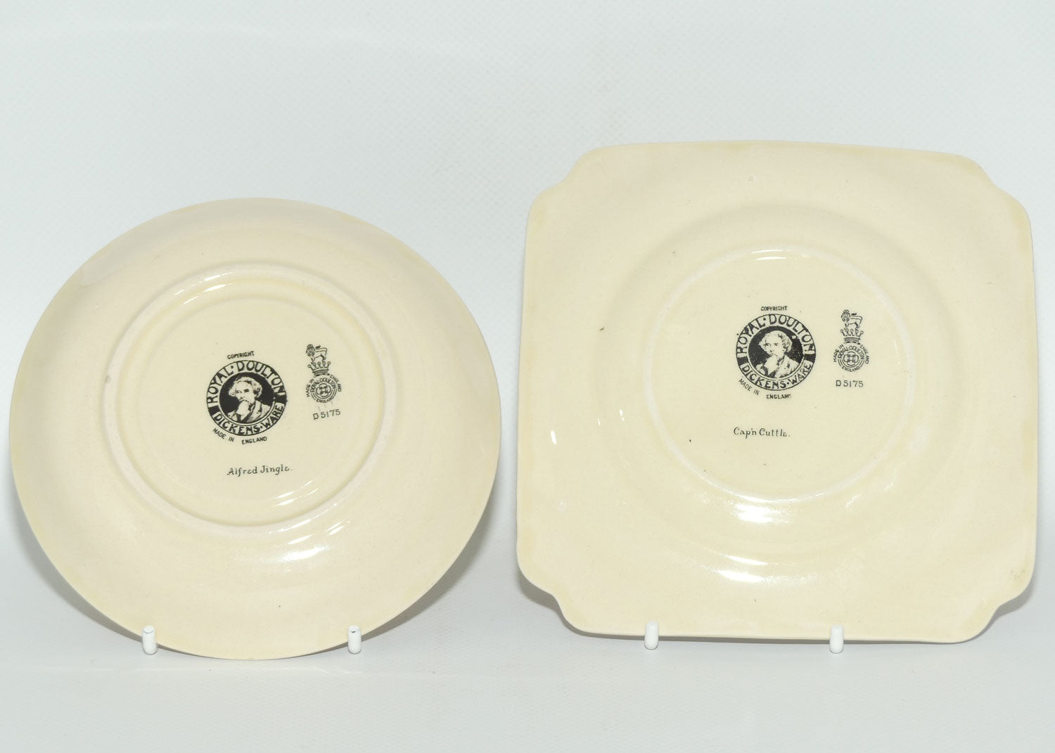 Royal Doulton Dickens trio #8 Bill Sykes | Jingle | Captn Cuttle D5175