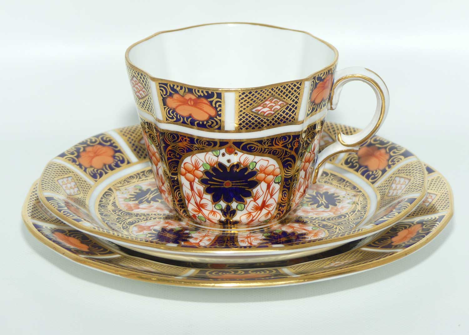 Royal Crown Derby Imari 1128 tea trio | #2 | c.1928 to 29