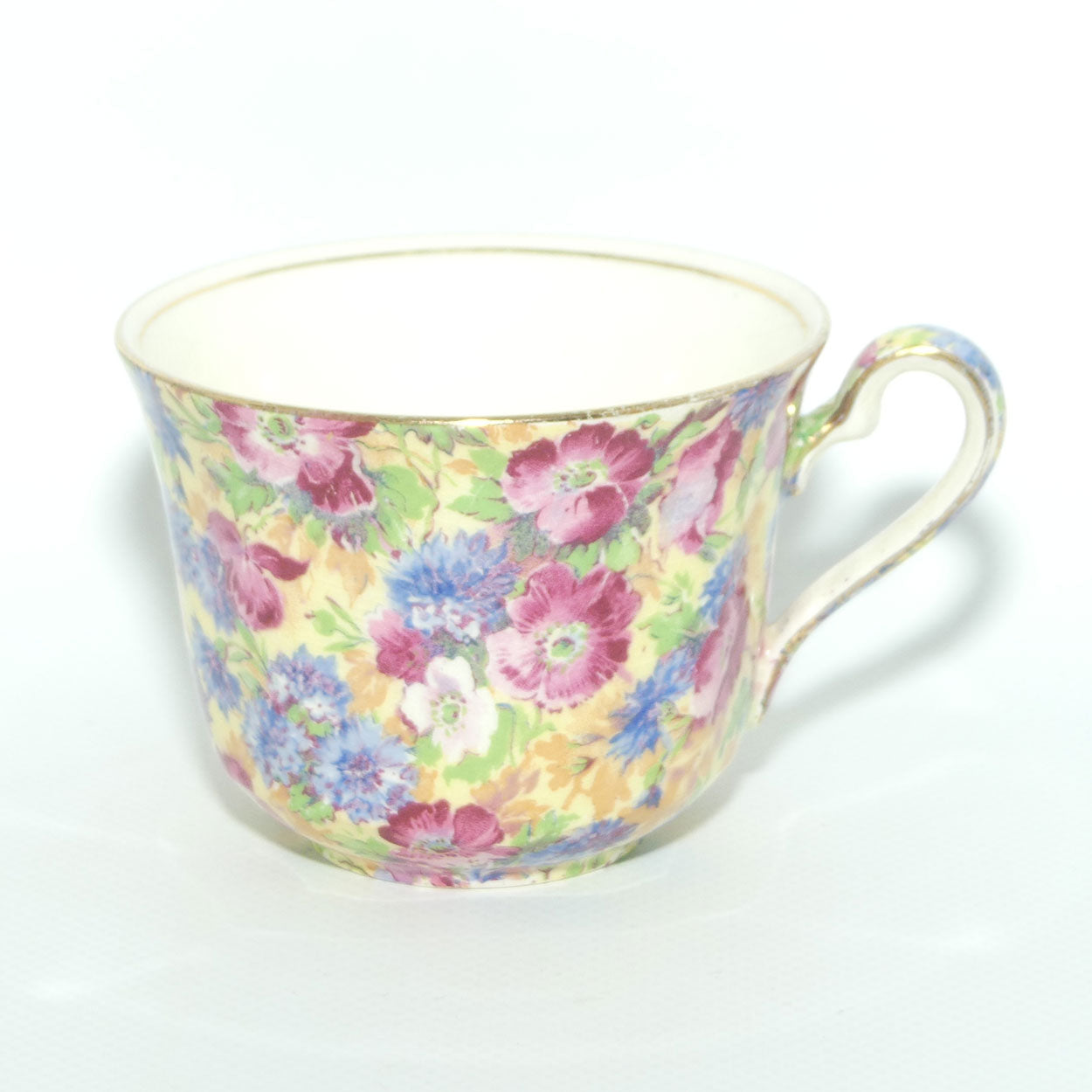 Roundabout Antiques · Products · Royal Winton Grimwades Chintz Royalty trio | Square saucer | Round plate
