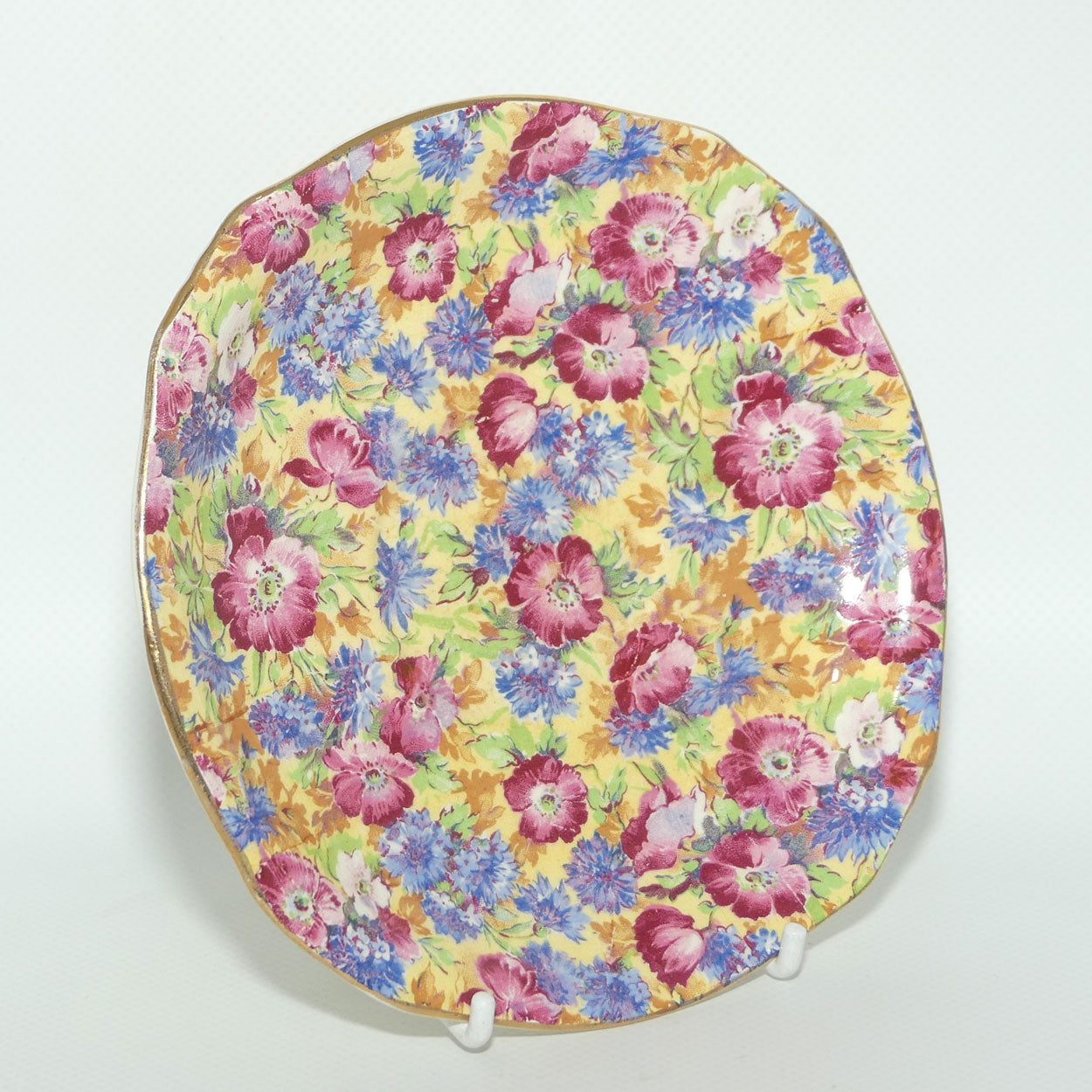 Roundabout Antiques · Products · Royal Winton Grimwades Chintz Royalty trio | Square saucer | Round plate · Shopify