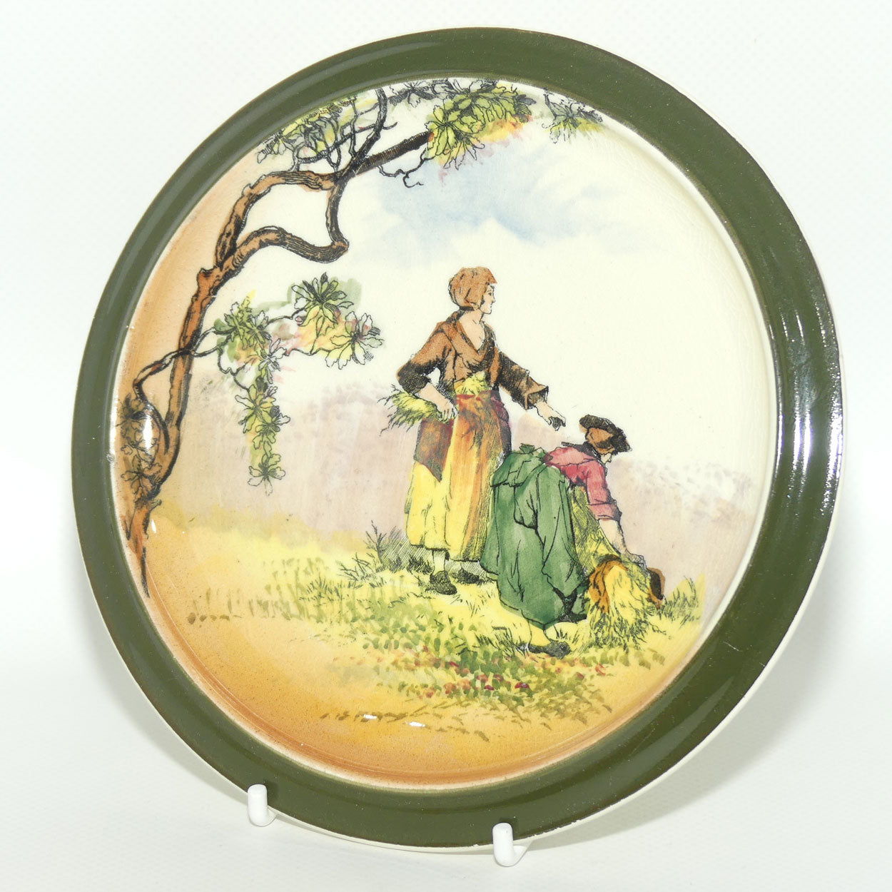 Royal Doulton Gleaners and Gypsies trivet D3191