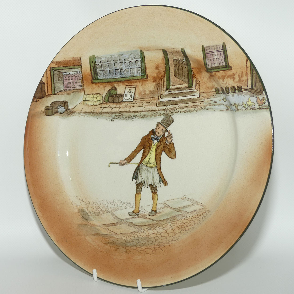 Royal Doulton Dickens Trotty Veck plate D2973