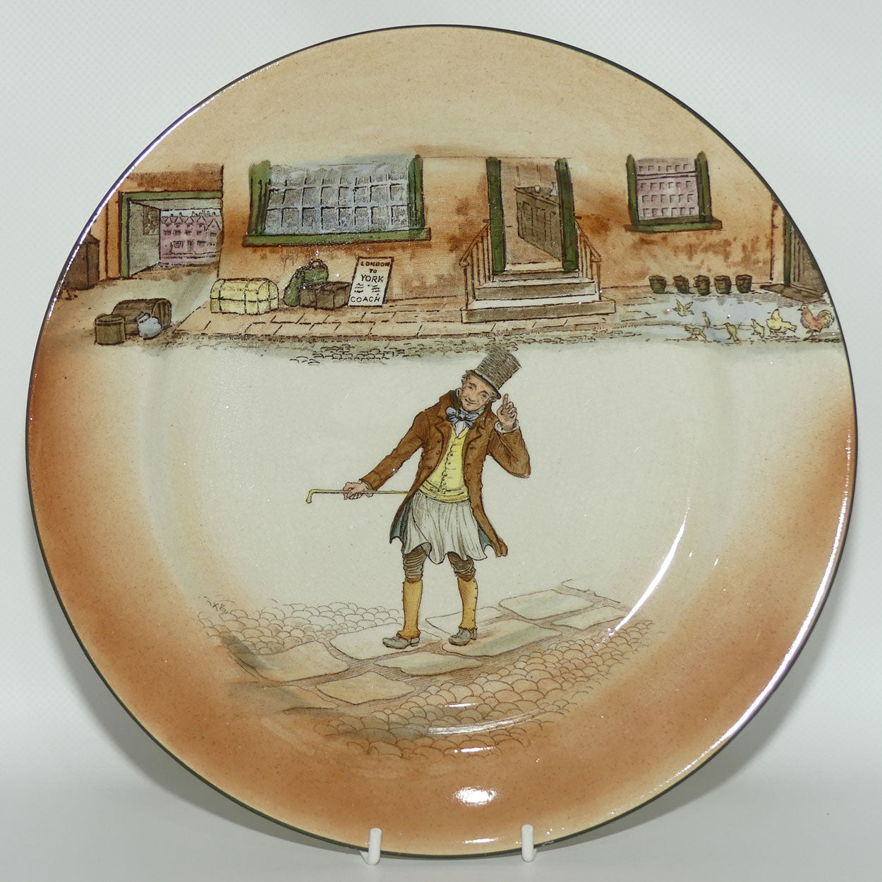 Royal Doulton Dickens Trotty Veck plate D2973