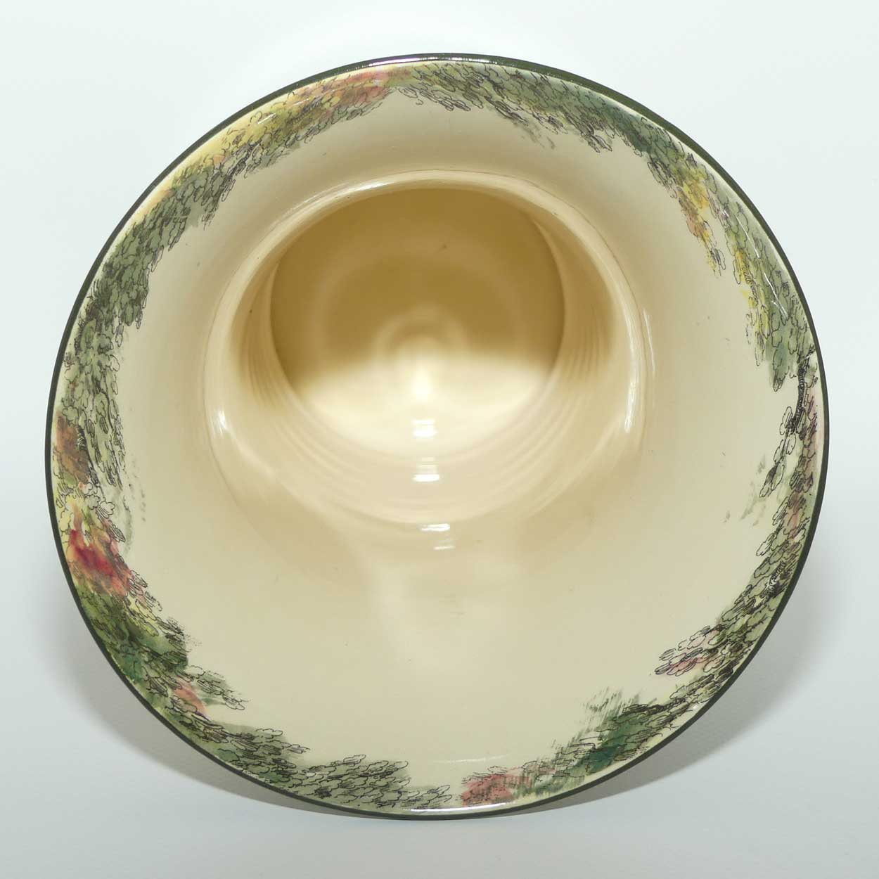 Royal Doulton Under the Greenwood Tree | Robin Hood tall trumpet shape vase