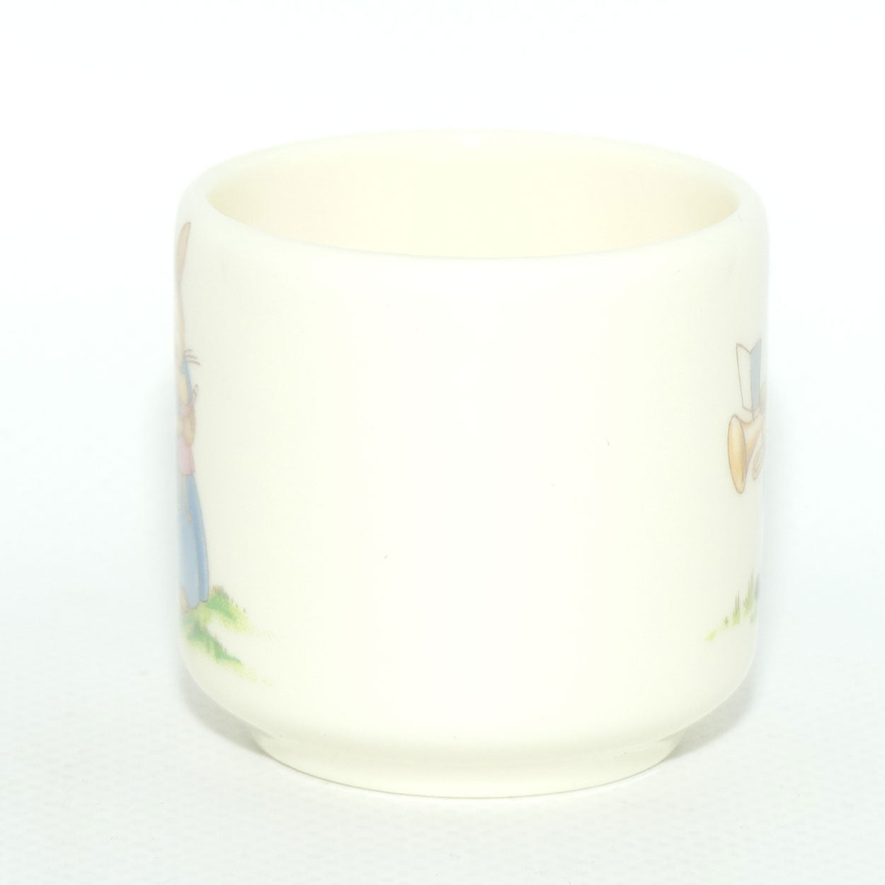 Royal Doulton Bunnykins egg cup | boxed | Trumpeter | Playing with Doll and Pram