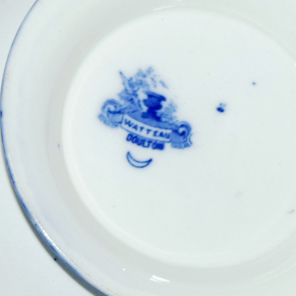 Doulton Watteau pattern Blue and White Tureen | #1