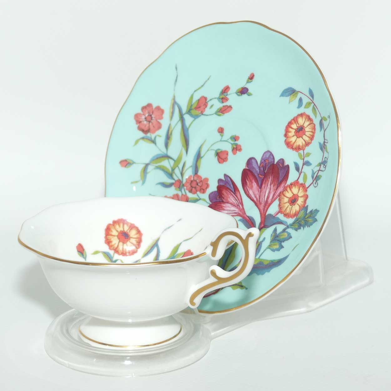 Wedgwood duo | Harlequin Collection | Turquoise Crocus