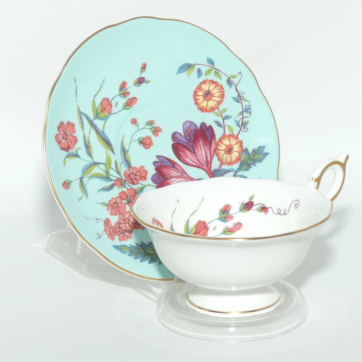 Wedgwood duo | Harlequin Collection | Turquoise Crocus