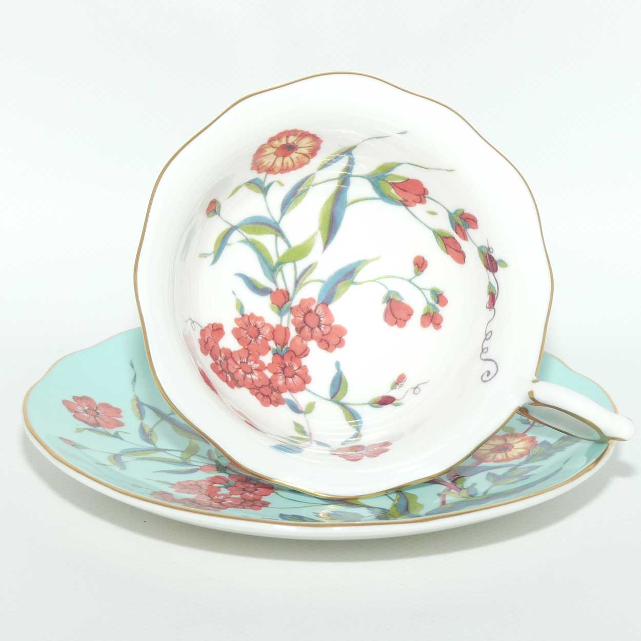 Wedgwood duo | Harlequin Collection | Turquoise Crocus