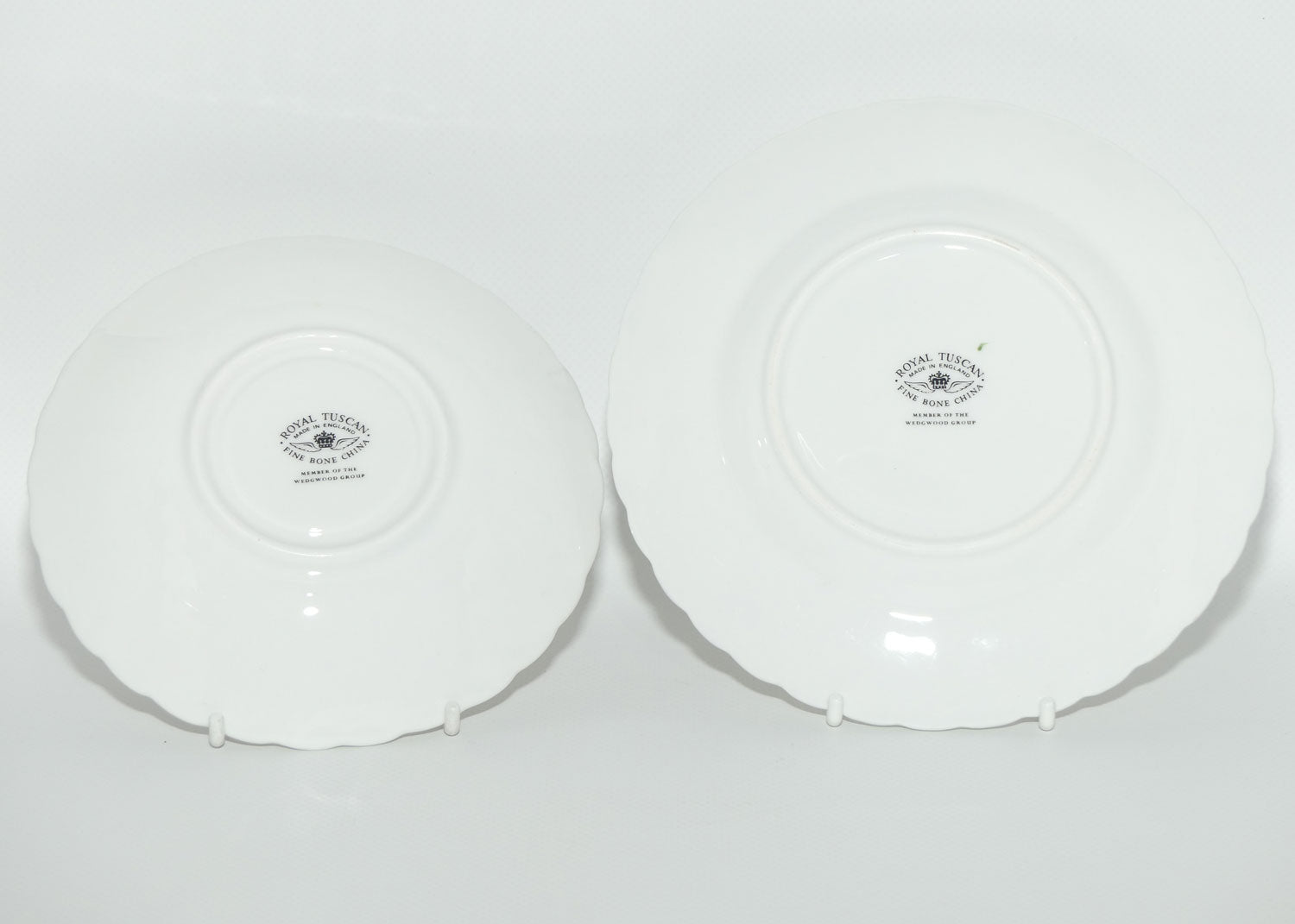 Royal Tuscan Bone China fine tea trio | Miniature Sprays of Flowers