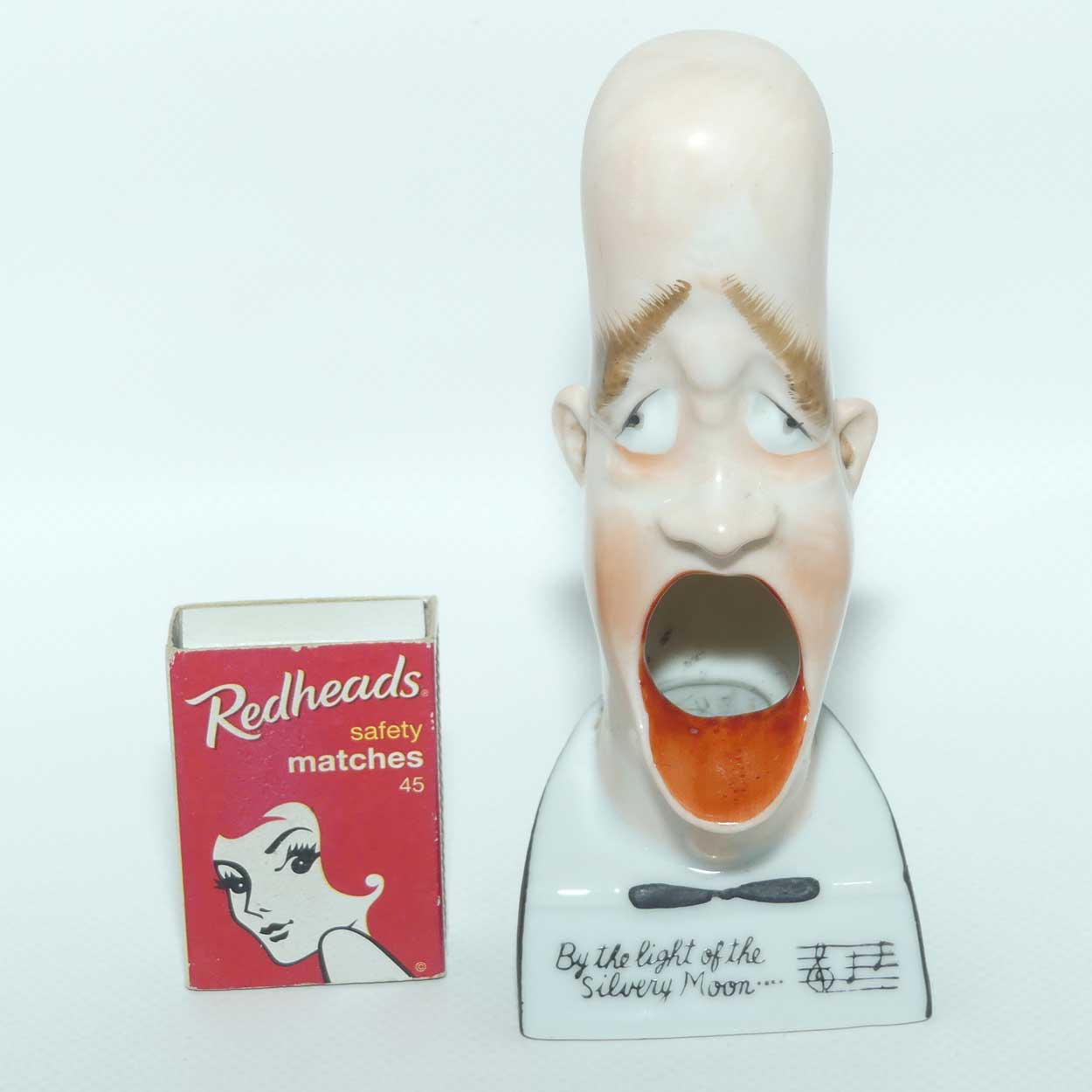 Schafer & Vater Novelty Ashtray | Ugly | By the light of the Silvery Moon