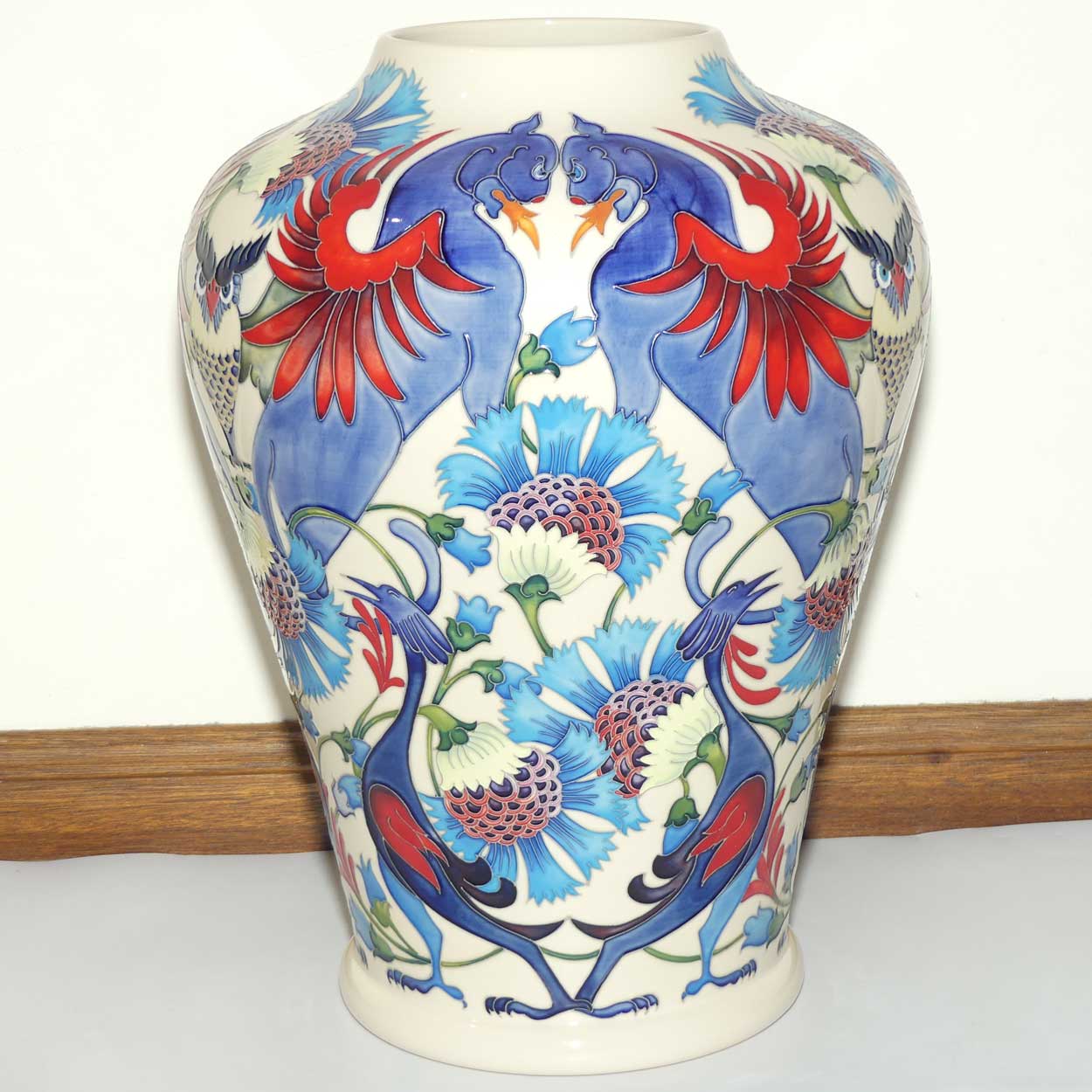 Moorcroft Vase of Smiles 576/15 Prestige Vase (Ltd Ed)