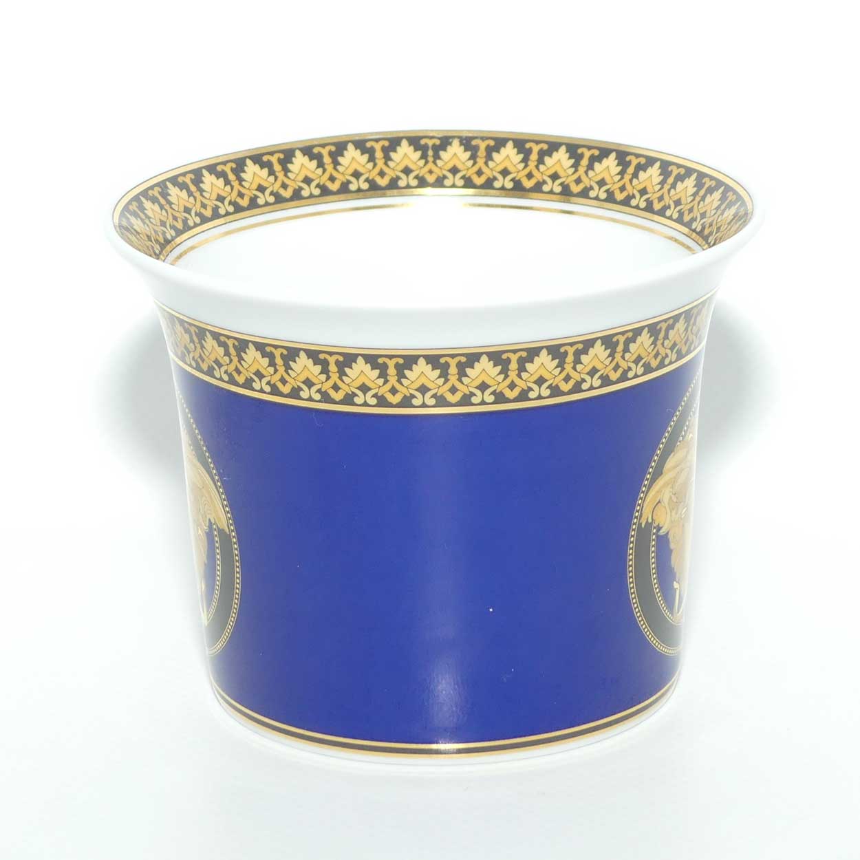 Rosenthal Versace Medusa Blue tea cup and saucer