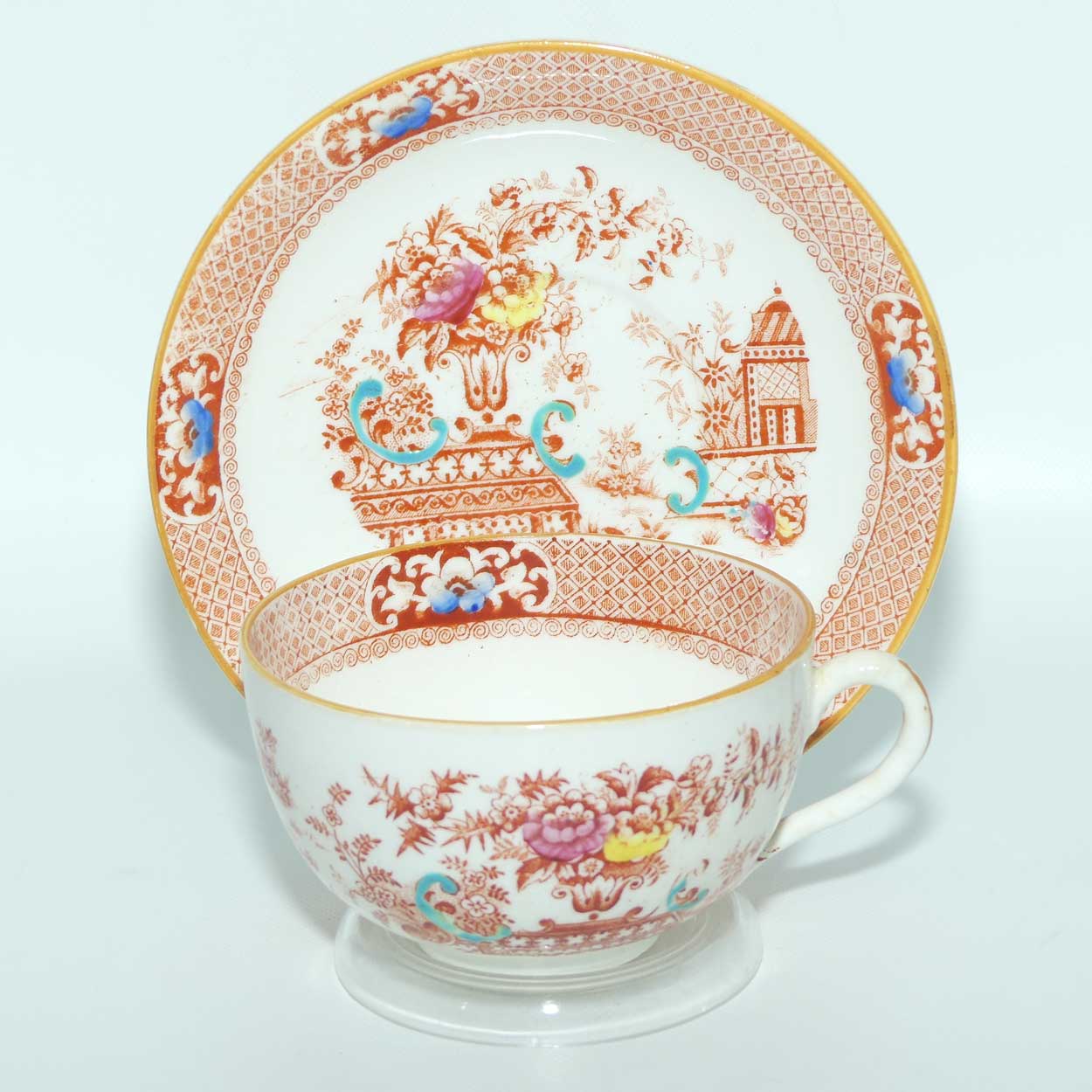 Victorian Era Chinoiserie tea duo c.1860 | #1