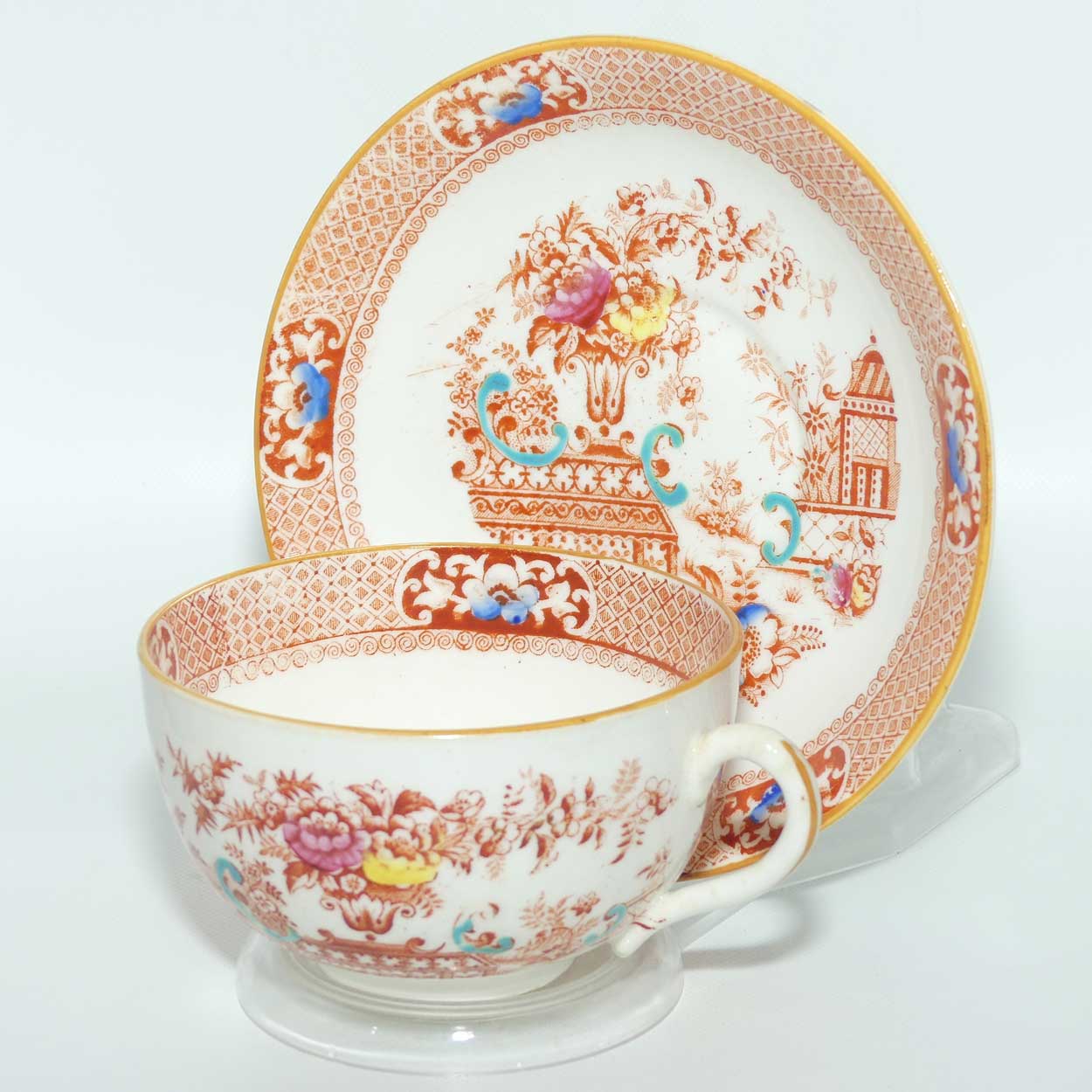 Victorian Era Chinoiserie tea duo c.1860 | #1