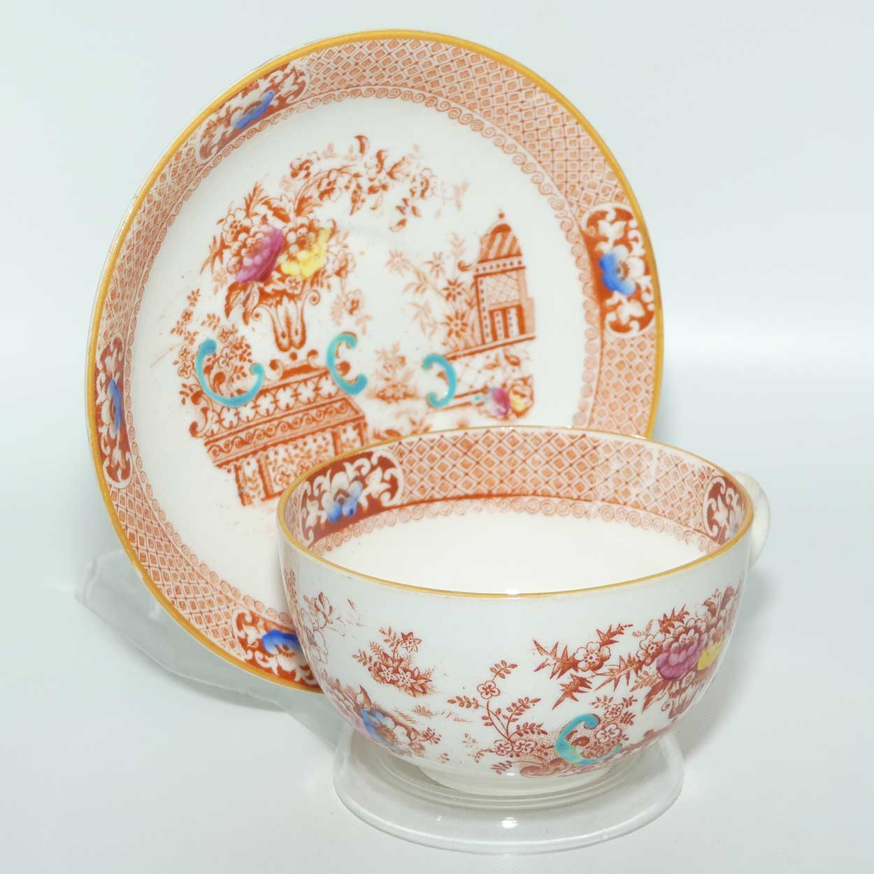 Victorian Era Chinoiserie tea duo c.1860 | #1