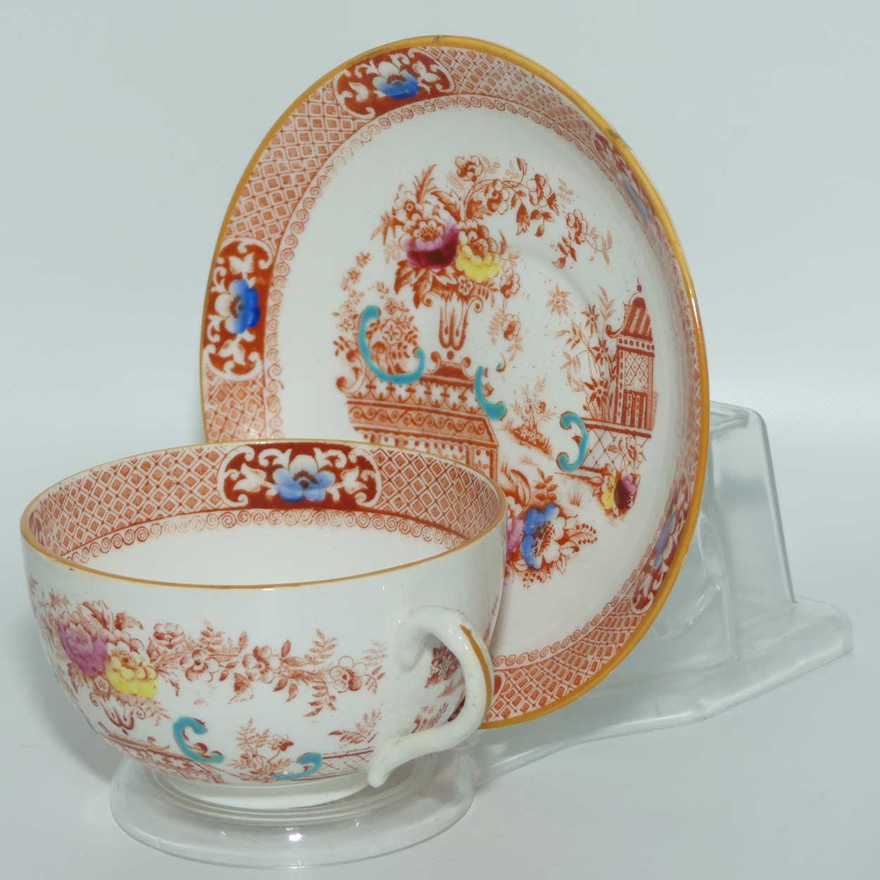 Victorian era Chinoiserie tea duo c.1860 | #2