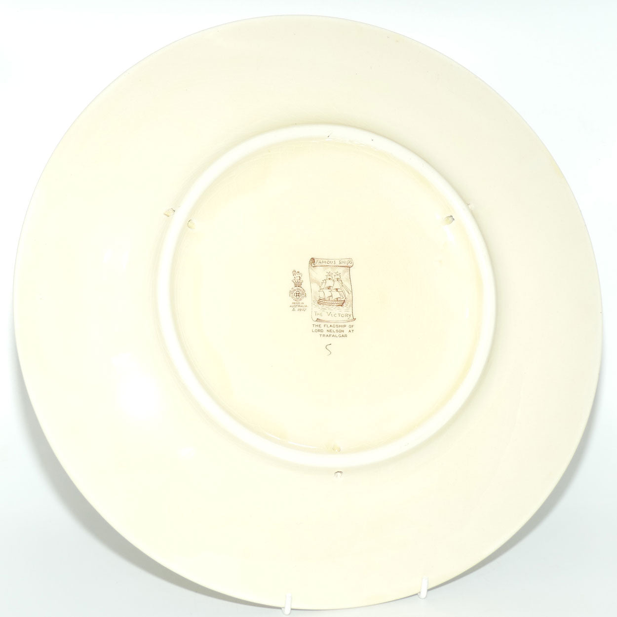 Royal Doulton Famous Ships H.M.S Victory wall charger D5957