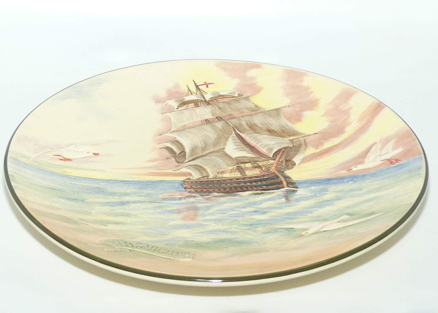 Royal Doulton Famous Ships series | H.M.S Victory wall charger D5957 | #2
