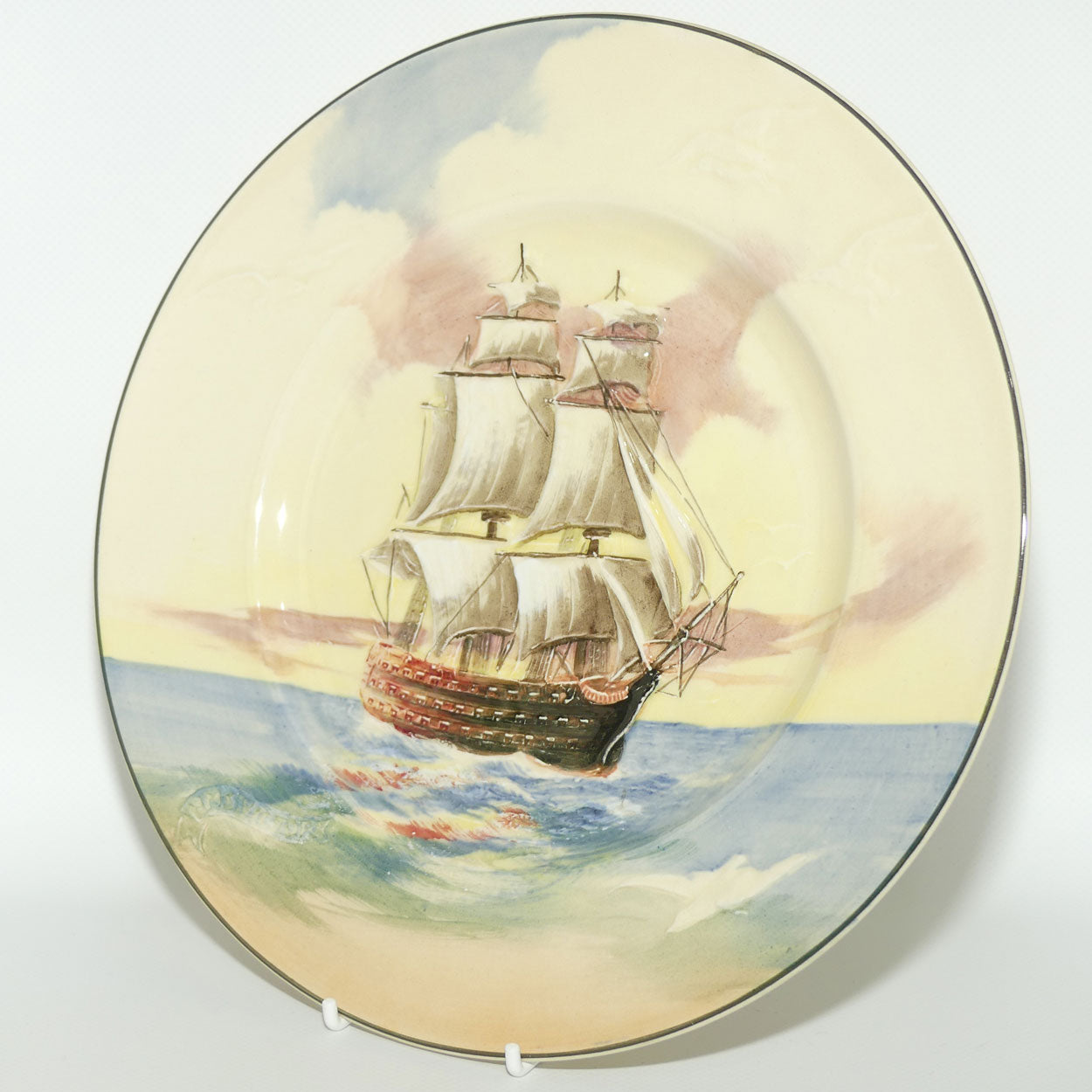 Royal Doulton Famous Ships H.M.S Victory rack plate D5957 | #1
