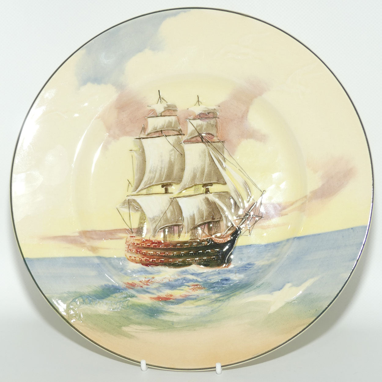 Royal Doulton Famous Ships H.M.S Victory rack plate D5957 | #1