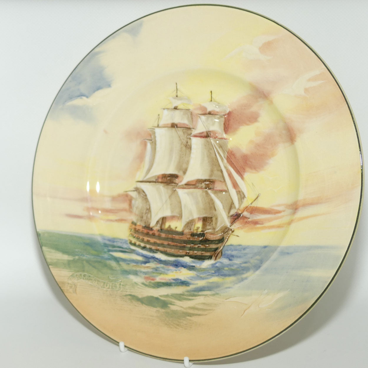 Royal Doulton Famous Ships H.M.S Victory rack plate D5957 | #2
