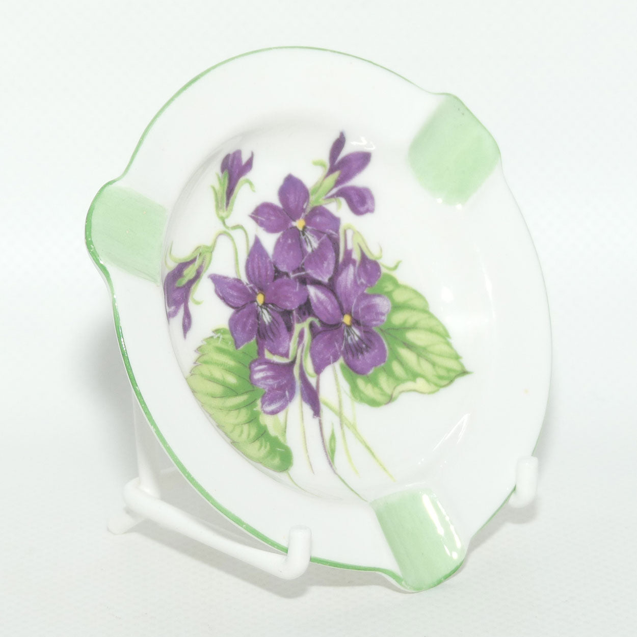 Shelley Violets pattern small ashtray