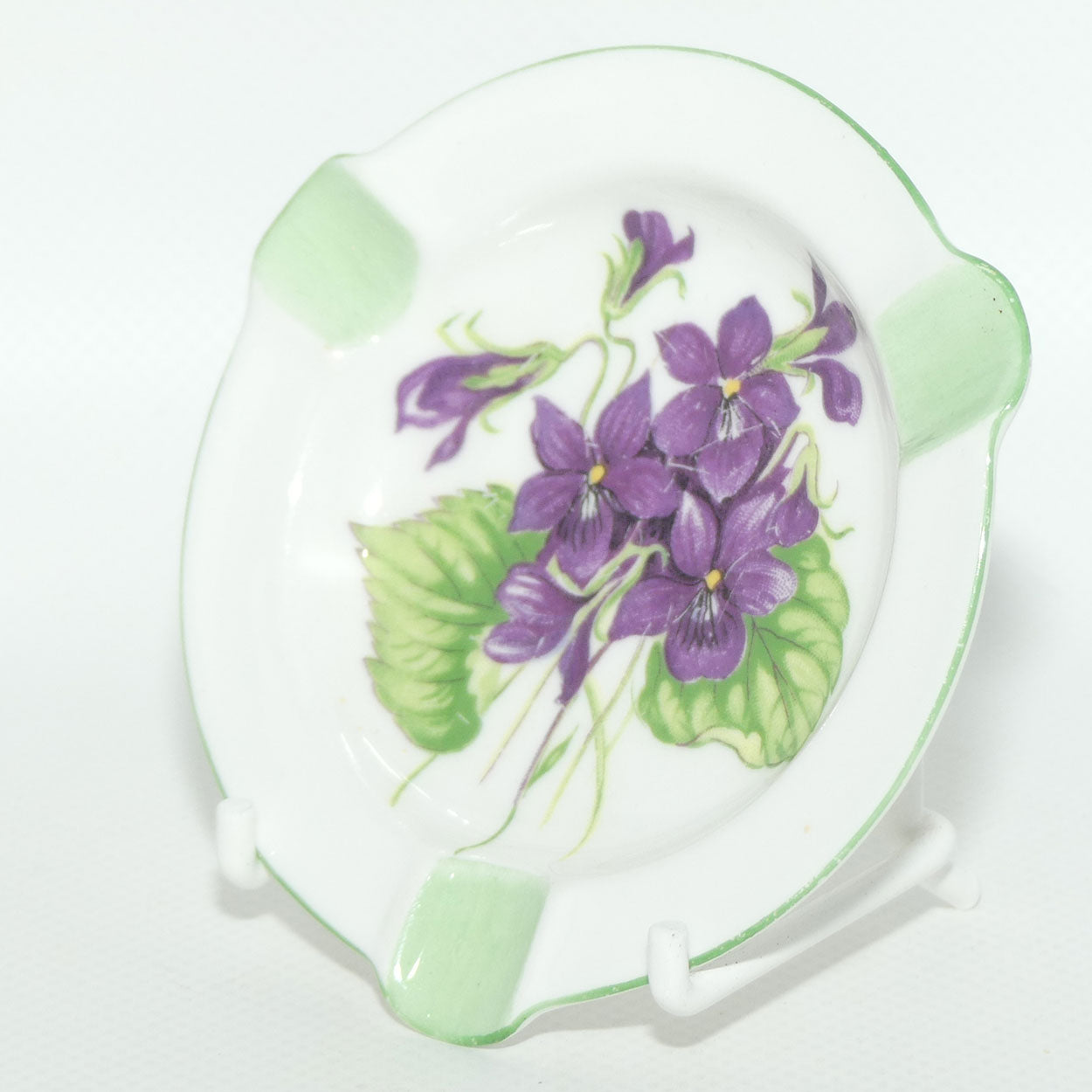 Shelley Violets pattern small ashtray