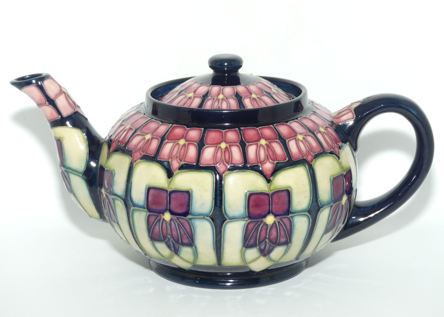 Moorcroft Stylised Violets tea pot | Sally Tuffin