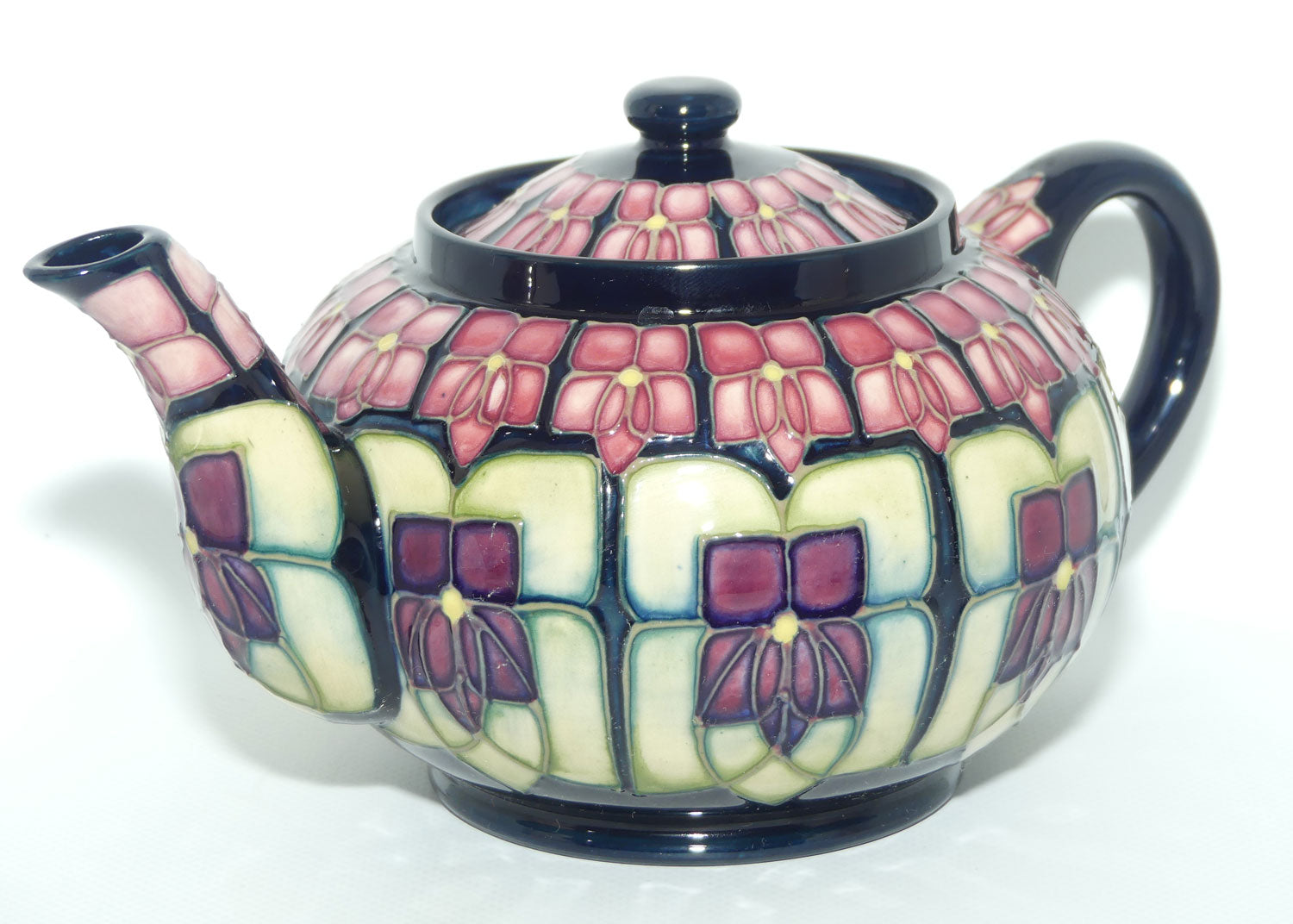 Moorcroft Stylised Violets tea pot | Sally Tuffin
