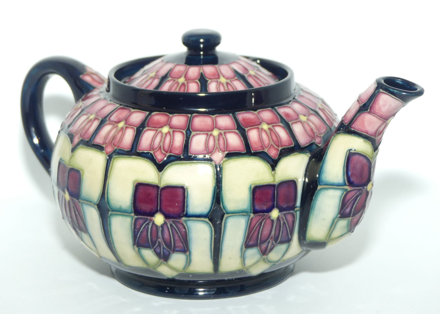 Moorcroft Stylised Violets tea pot | Sally Tuffin