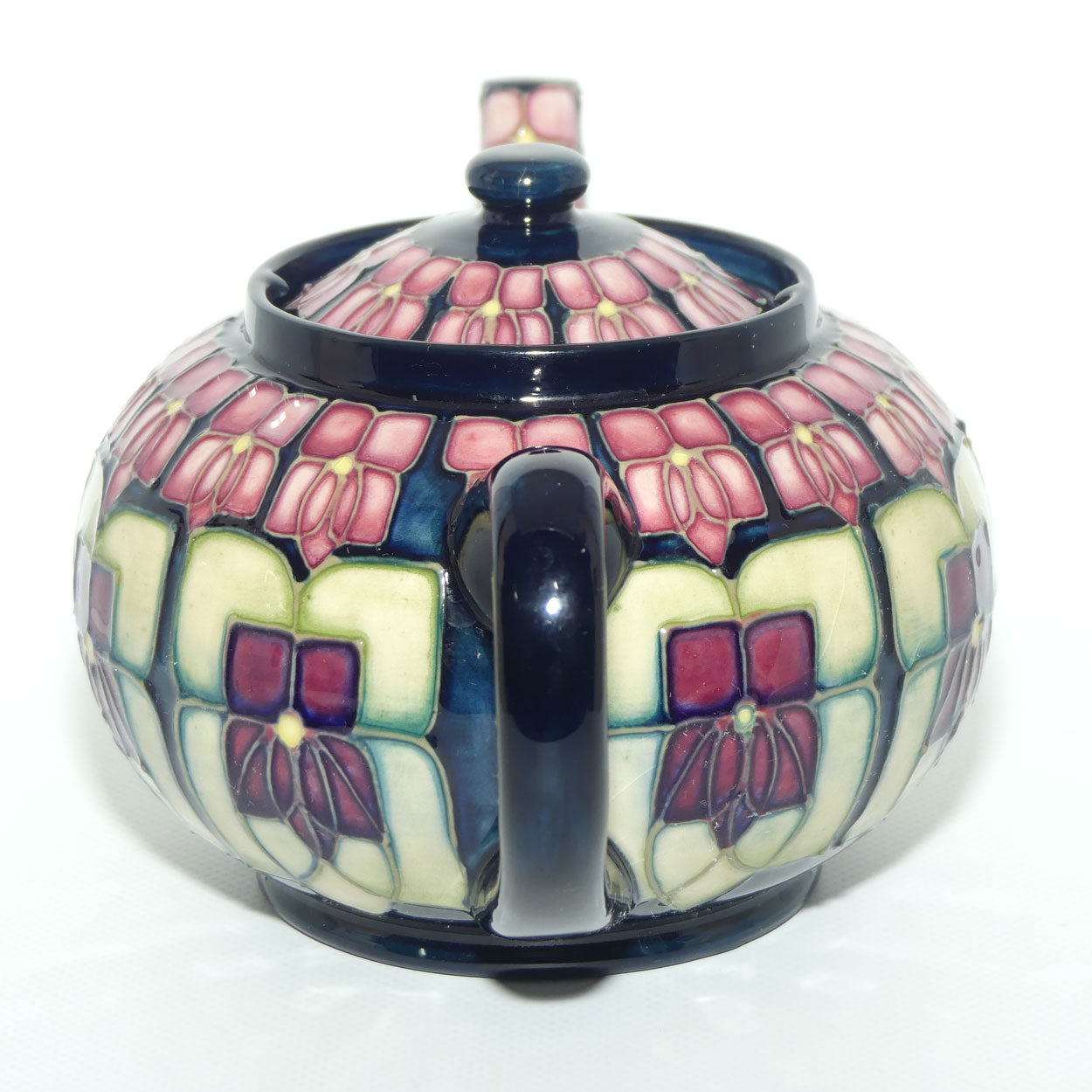 Moorcroft Stylised Violets tea pot | Sally Tuffin