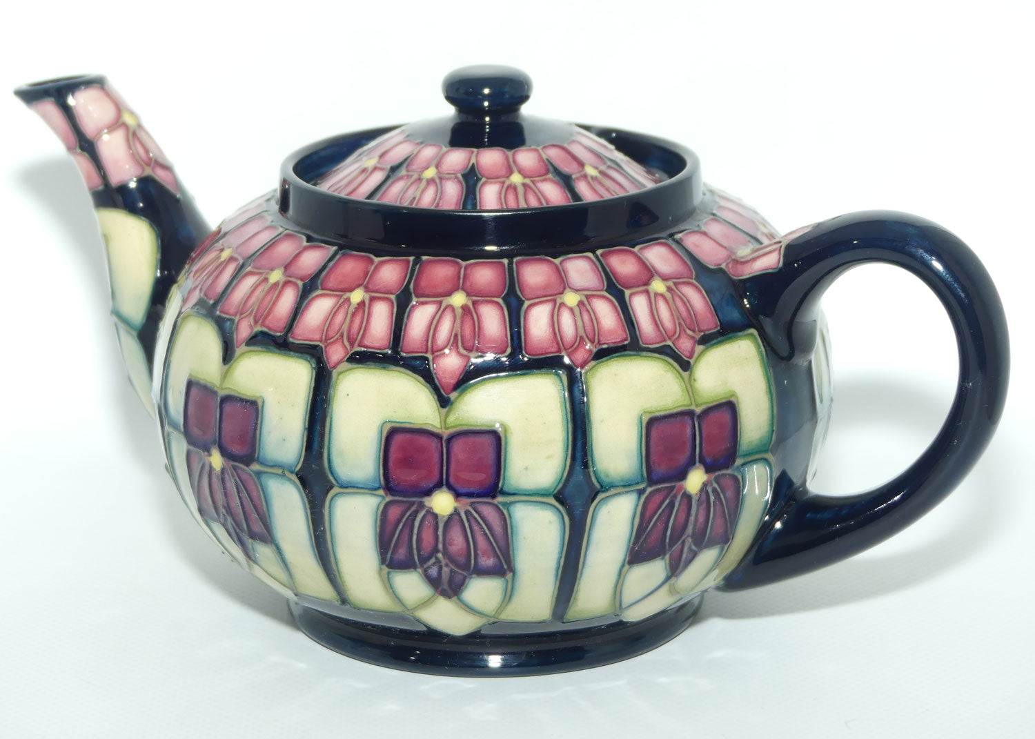 Moorcroft Stylised Violets tea pot | Sally Tuffin