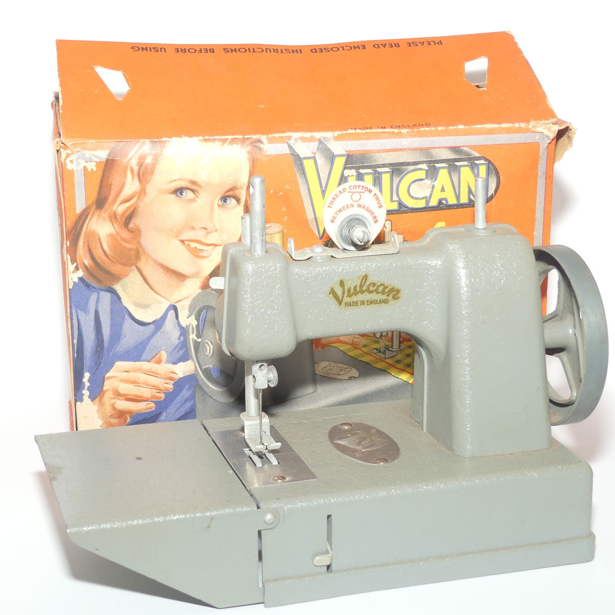 Vulcan Sewing Machine in original box