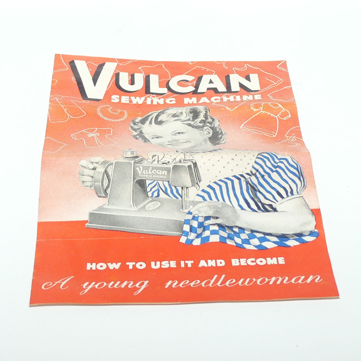 Vulcan Sewing Machine in original box